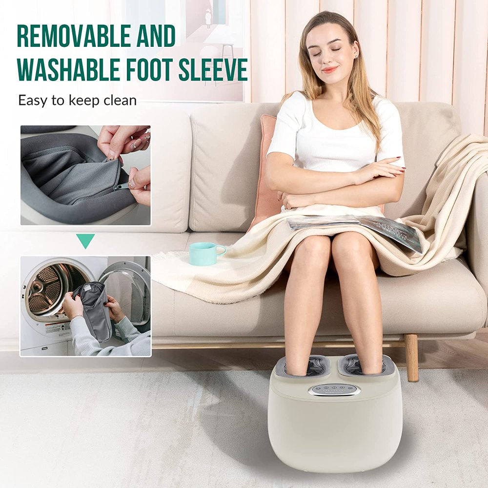 Shiatsu Foot Massager Machine, Deep Kneading Foot Massager with Heat, for Foot Blood Circulation, Size 12